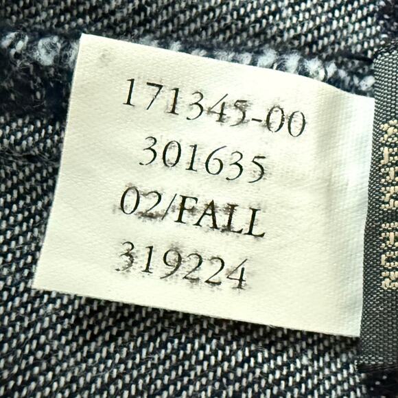 Banana Republic Factory Denim Skirt 100% Cotton Dark Wash Jean Skirt Size 14 - Picture 6 of 7